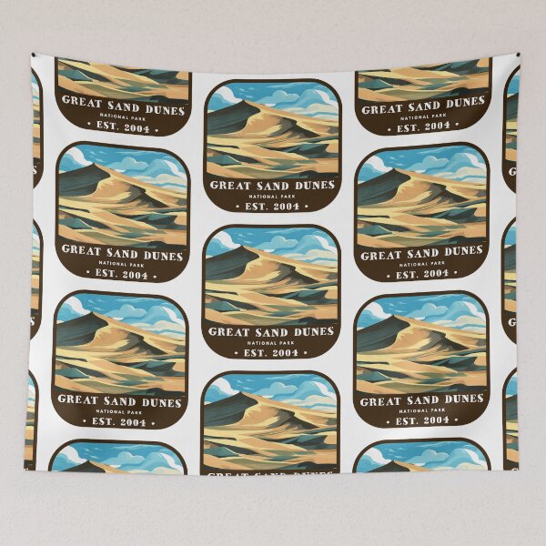Item preview, Vintage Great Sand Dunes National Park designed and sold by RabbitK.