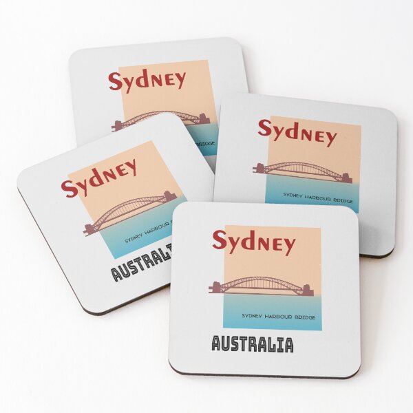 Item preview, Sydney Harbour Bridge Australia - vector cartoon  designed and sold by ClarkChris.