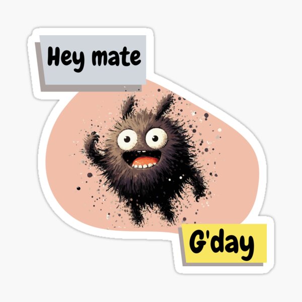 Item preview, G'day, Mate! A Fuzzy Start to Your Day designed and sold by aswIDN.