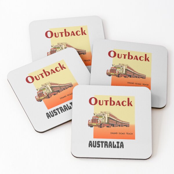 Item preview, Road Train outback Australia - vector cartoon  designed and sold by ClarkChris.