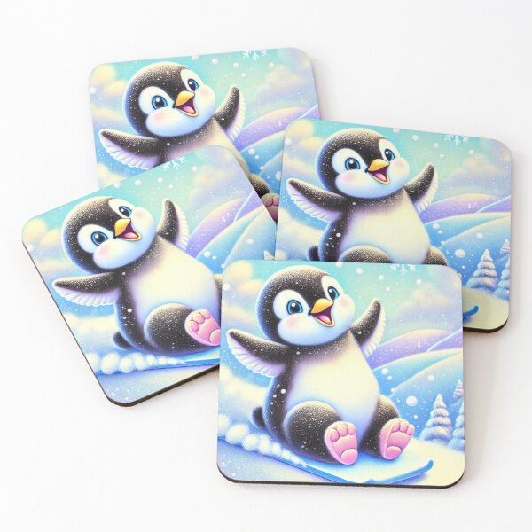 Item preview, Pastel Penguin in Winter Wonderland designed and sold by takeng07.