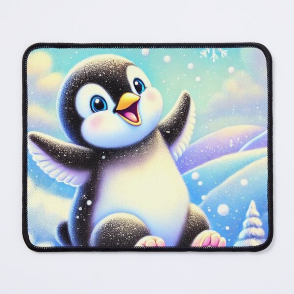 Item preview, Pastel Penguin in Winter Wonderland designed and sold by takeng07.