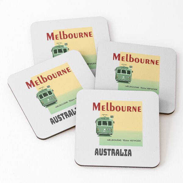 Item preview, Melbourne Australia - vector cartoon  designed and sold by ClarkChris.