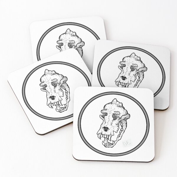 Item preview, Bear skull line work  designed and sold by emilyidab.