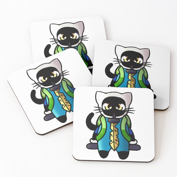 Item preview, Finn the black cat designed and sold by meggurt-.