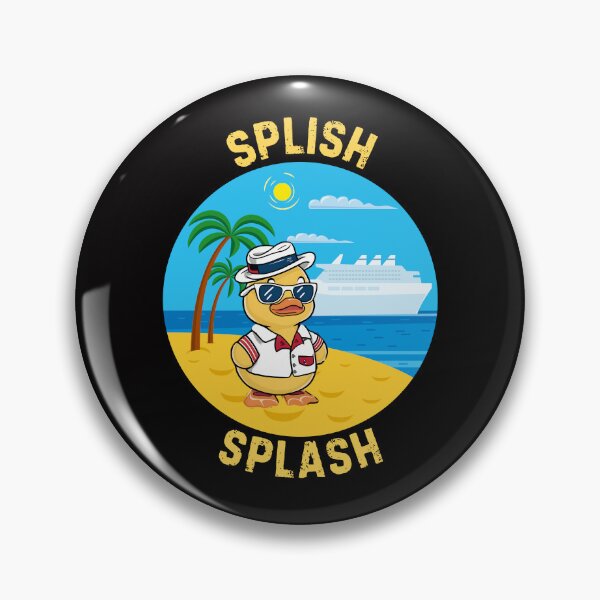 Item preview, Cruise Ship Vacation Rubber Duck Splish Splash designed and sold by SloganExpress.