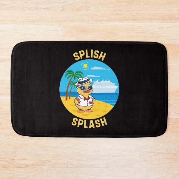 Item preview, Cruise Ship Vacation Rubber Duck Splish Splash designed and sold by SloganExpress.