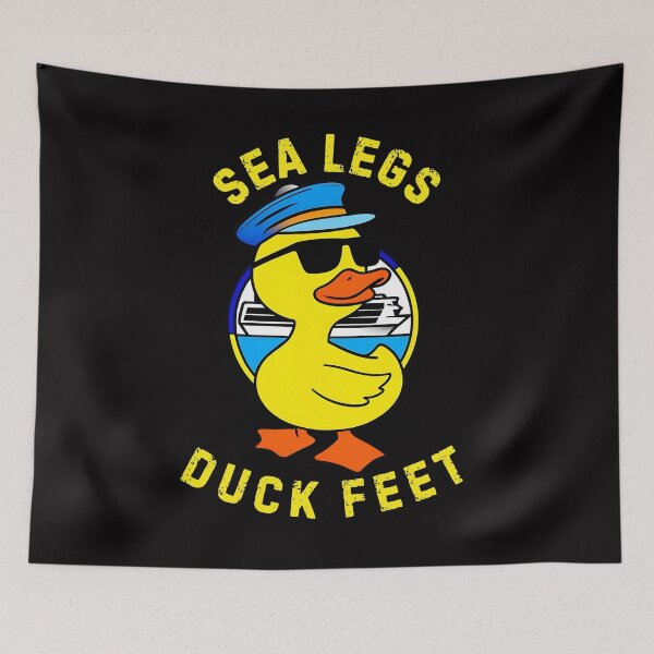 Item preview, Cruise Ship Vacation Sea Legs and Duck Feet designed and sold by SloganExpress.