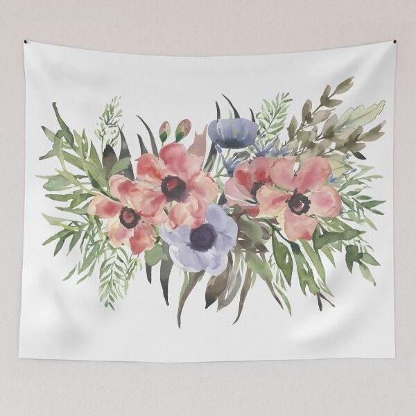 Item preview, a bouquet of flowers in watercolor  designed and sold by Shyamap Bhattacharyya.