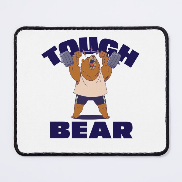 Item preview, Bear Gym freak “Tough Bear” merch designed and sold by ChowdersTee.