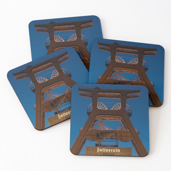 Item preview, Zollverein Coal Mine Industrial Complex at Blue Hour designed and sold by kohlenjunge.