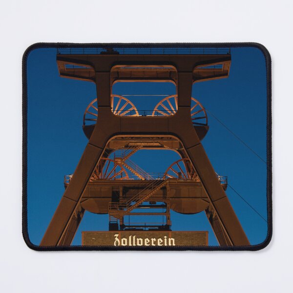 Item preview, Zollverein Coal Mine Industrial Complex at Blue Hour designed and sold by kohlenjunge.