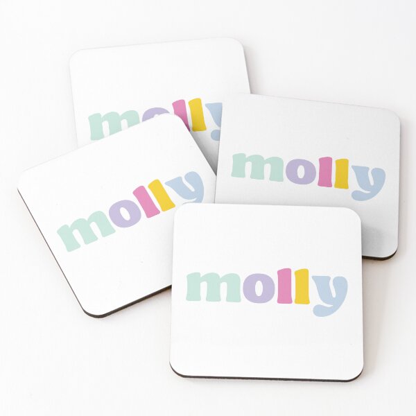 Item preview, Molly - Custom name on colorful block font designed and sold by To the Lua.