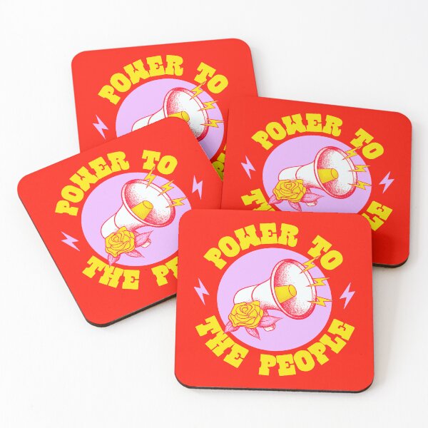 Item preview, Power To The People - Left Wing Activist - Traditional Flash designed and sold by Picket Club.