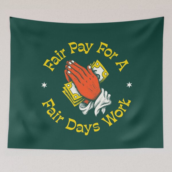Item preview, Fair Pay For A Fair Days Work - Traditional American Flash designed and sold by Picket Club.