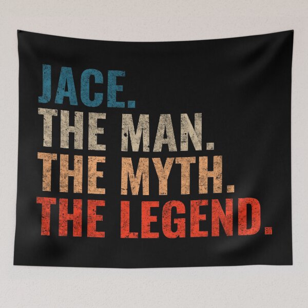 Item preview, Jace The Man The Myth The Legend Jace Name Retro 70s distress designed and sold by Teelogic.