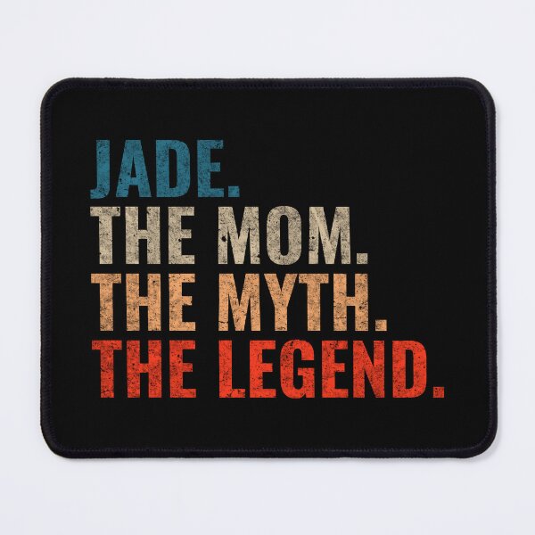 Artikelvorschau, Jade Die Mutter Der Mythos Die Legende Jade Name Retro 70er Jahre Distress entworfen und verkauft von Teelogic.