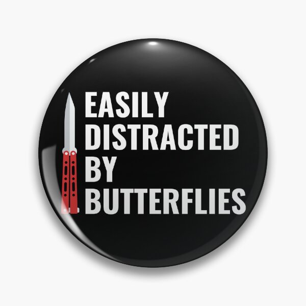 Item preview, Easily distracted by butterflies designed and sold by T&C Finesse.