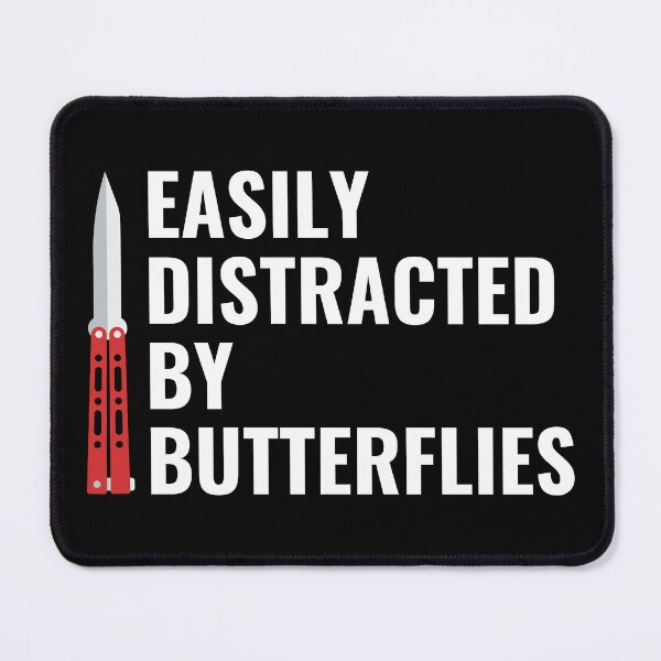 Item preview, Easily distracted by butterflies designed and sold by T&C Finesse.