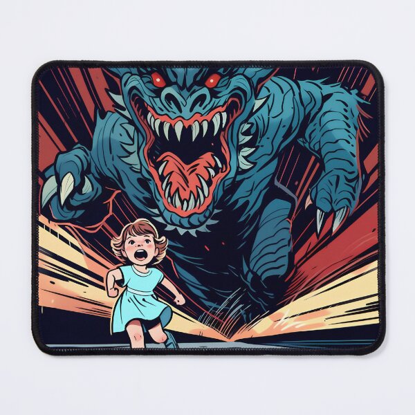 Item preview, Run! Girl Run! The Monster Chasing You designed and sold by MinimalSim.