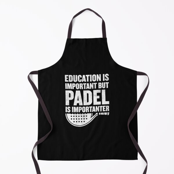 Item preview, Education Is Important But Padel Is Importanter Funny Padel designed and sold by Captain Mood.