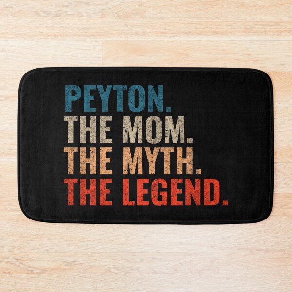 Item preview, Peyton The Mom The Myth The Legend Peyton Name Retro 70s distress designed and sold by Teelogic.