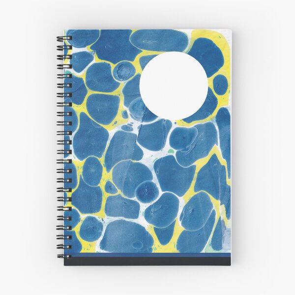 Item preview, Blue and yellow marbled  designed and sold by SpaceLiving.