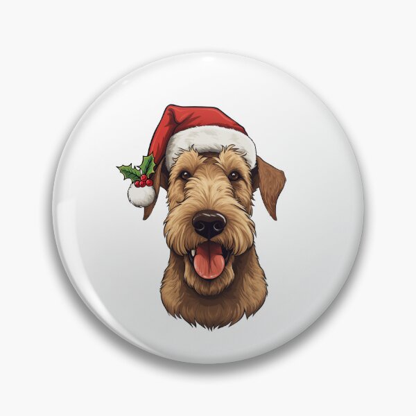 Item preview, Christmas Airedale Terrier  designed and sold by wotsthis.