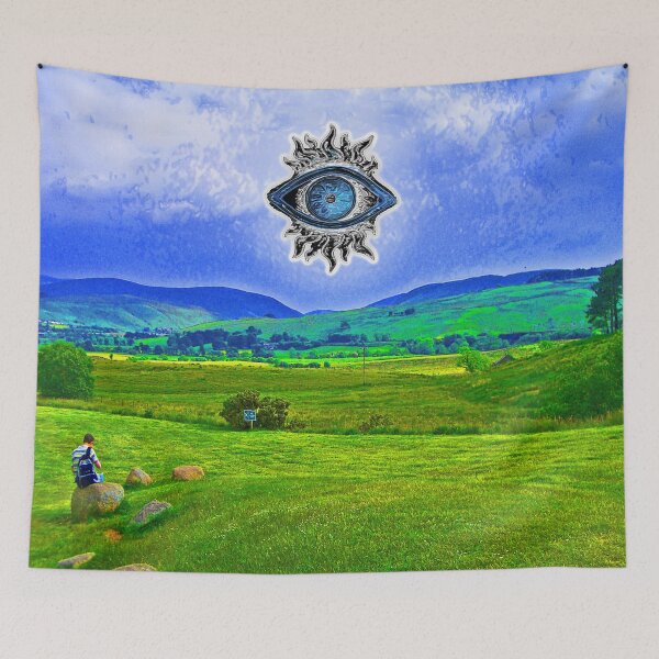 Item preview, PeacefulSkEyeBlue designed and sold by Klaus Bremner (Autotelic Art).