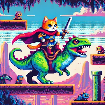 Artwork thumbnail, Pixel Adventure Ride by RetroPop23