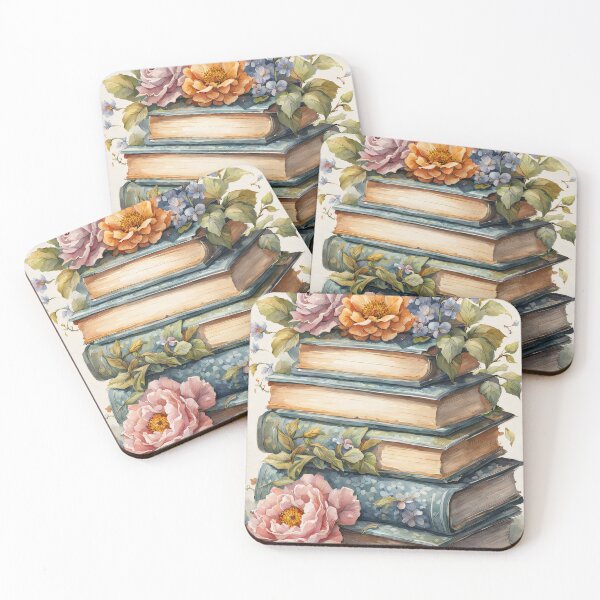 Item preview, Enchanting Cottagecore Books and Flowers designed and sold by Mechanical-Artt.