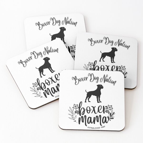 Item preview, Boxer Mama Established 1980 Floral Boxer Dog Design designed and sold by BoxerDogNation.