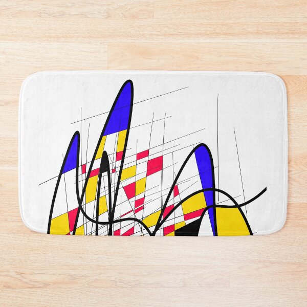 Item preview, Abstract Colorful Geometric Art designed and sold by CrazySoulArt.