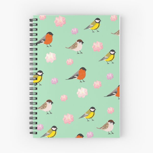Item preview, Garden birds floral pattern designed and sold by kippeo.