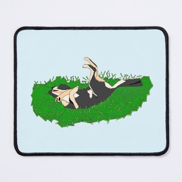 Item preview, Chihuahua Mix Having Springtime Fun Rolling in Grass Die Cut designed and sold by JoyousArt4u.