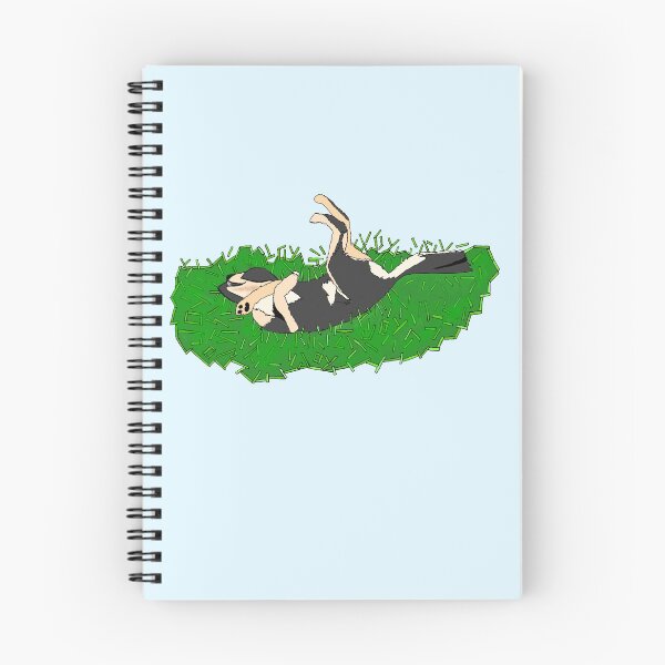 Item preview, Chihuahua Mix Having Springtime Fun Rolling in Grass Die Cut designed and sold by JoyousArt4u.
