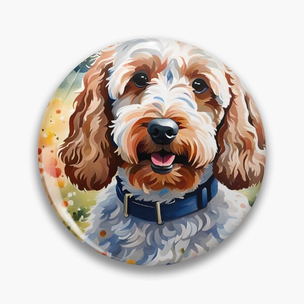 Artikelvorschau, Cockapoo – Modernes Haustierporträt einer Hunderasse im Aquarellstil entworfen und verkauft von Country-Artist.