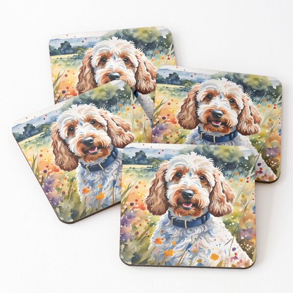 Item preview, Cockapoo - Modern Watercolour-style Dog Breed Pet Portrait designed and sold by Country-Artist.