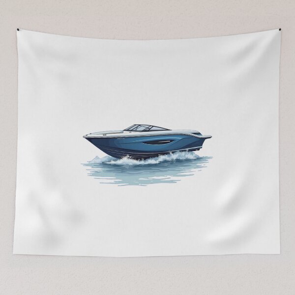 Item preview,  Cobalt Boat | Luxury on the Water Design designed and sold by D3monic.