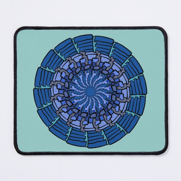 Item preview, Blue brick of mandala designed and sold by nongsao4.