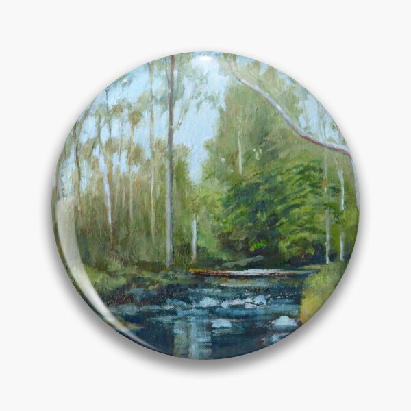 Item preview, fallen Log over Darebin Creek designed and sold by Dai Wynn Fine Art.