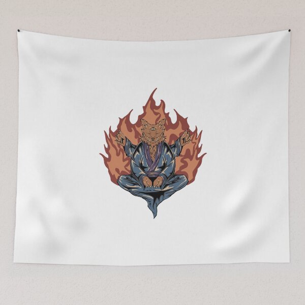 Item preview, Cat on fire designed and sold by 995dsgn.