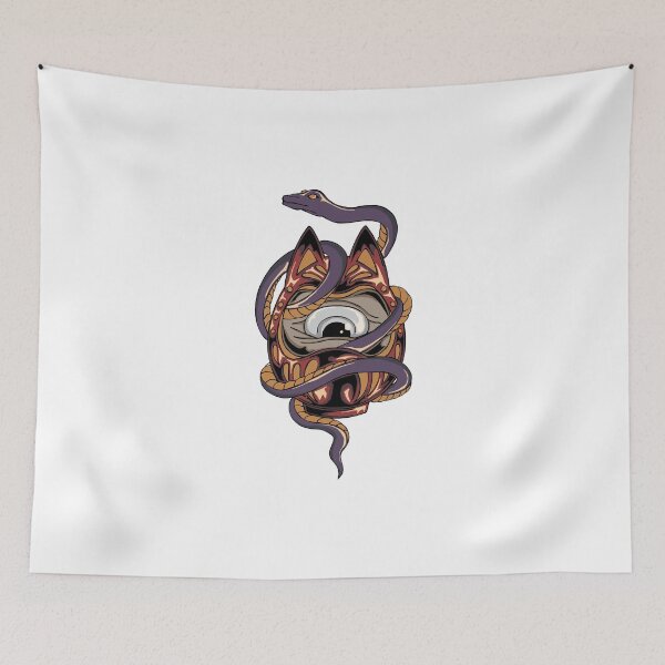 Item preview, Daruma purple snake designed and sold by 995dsgn.