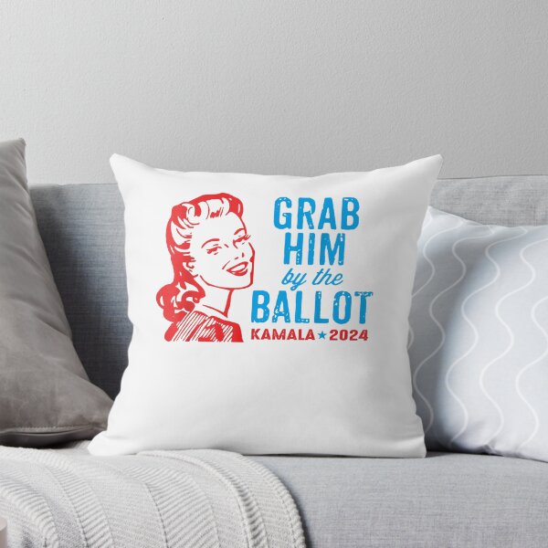Item preview, Grab Him By The Ballot Kamala 2024 Funny Art Madam President  designed and sold by AlexysWitting.