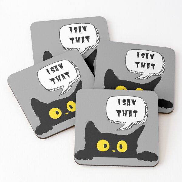 Item preview, I saw that black cat cute and funny designed and sold by BosskaDesign.