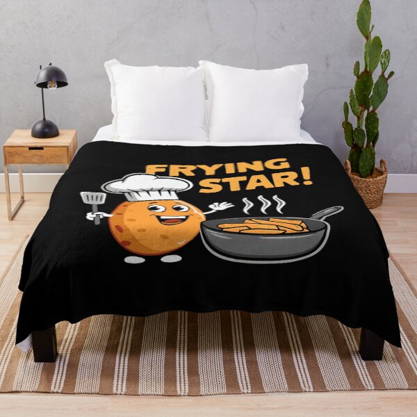 Item preview, Chef Potato Cartoon Funny Cooking Frying Star Cook designed and sold by w1ckerman.