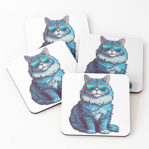 Item preview, Cool Cat Blue designed and sold by Dr. Neeko.