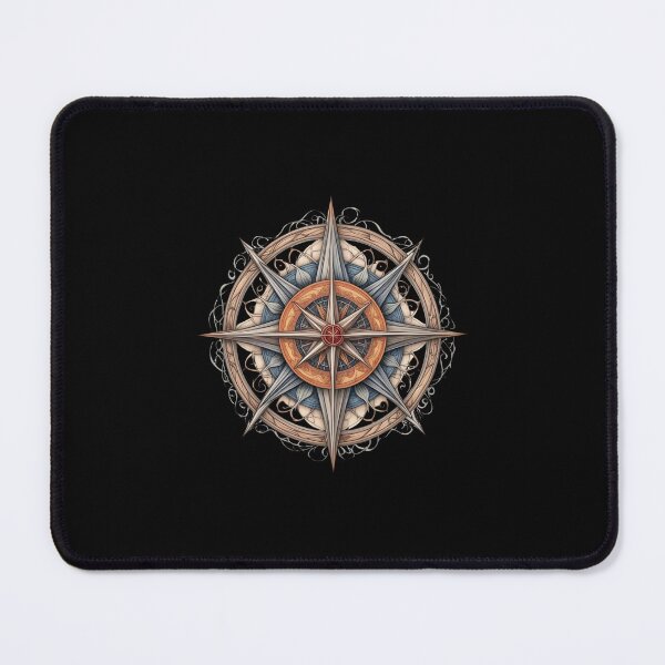Item preview, Abstract art reminiscent of a Gothic compass rose designed and sold by Pflugart.