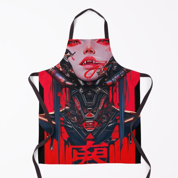 Item preview, Goth Vampire Girl Cyberpunk Cybergoth Darkwave Darksynth Vampire designed and sold by Nightarcade.
