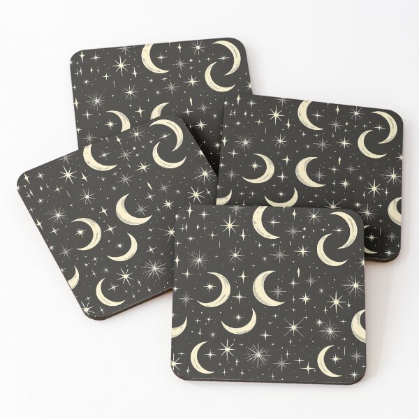 Item preview, Moon and Stars Pattern Night Sky  designed and sold by NikkofTime.
